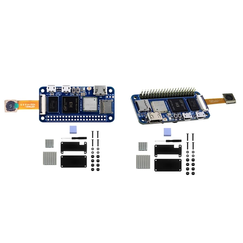 

For Banana Pi M2 Zero 512MB Development Board +OV5640 Camera+Aluminum Case+Heatsinks (Not Welded)