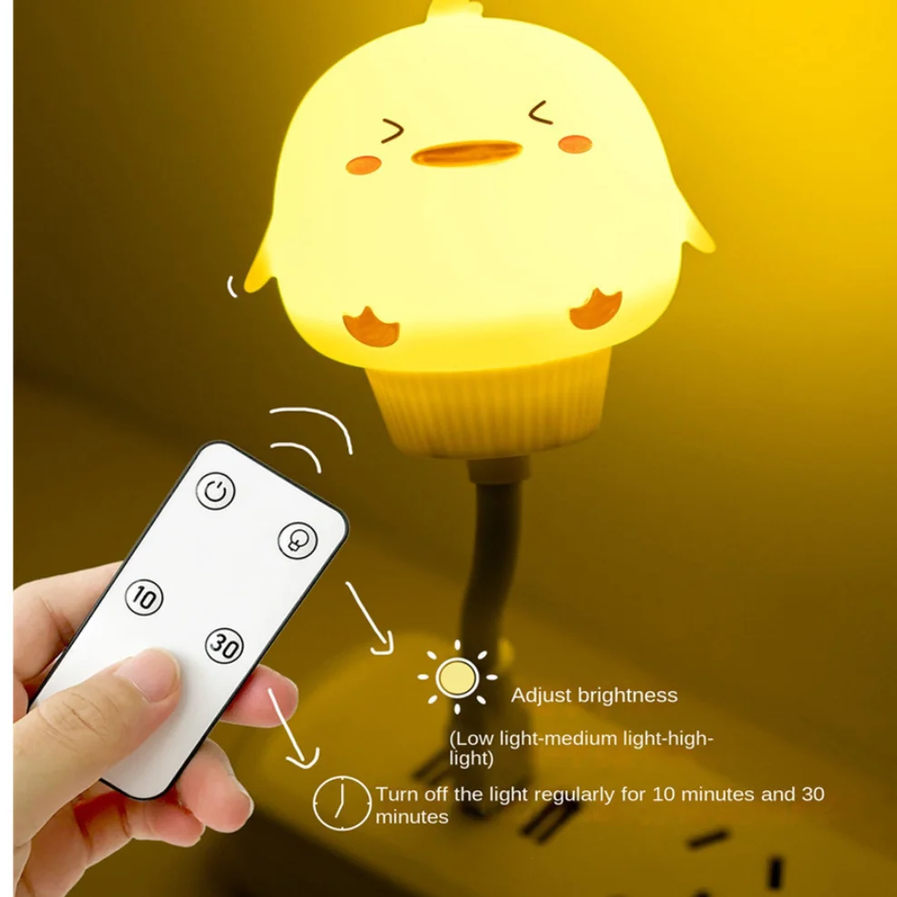 

LDHLM LED Chlidren USB Night Light Cute Cartoon Night Lamp Bear Remote Control for Baby Kid Bedroom Decor Lamp Gift Christmas