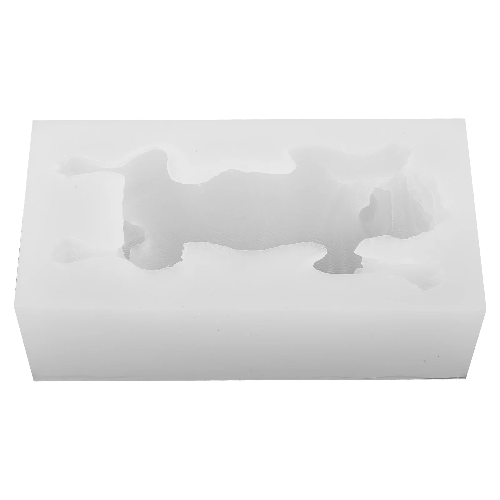 

Casting Mold 3D Shar Pei Silicone Casting Mold DIY Reusable Cake Candy Cooking Mould Plaster Mold for Home Shop