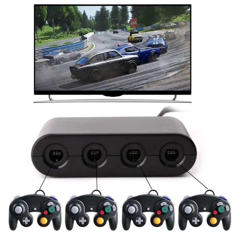

T8WC 3 in 1 for GC to for Wii U PC Switch Controller Adapter Converter PC USB