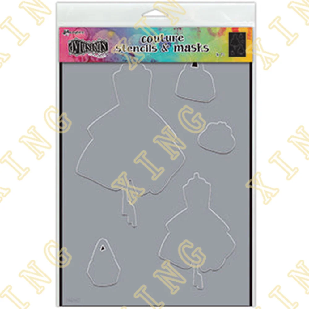 

New Masks Ladies Who Lunch Diy Layering Stencils Wall Painting Scrapbook Coloring Embossing Album Decorative Paper Card Template