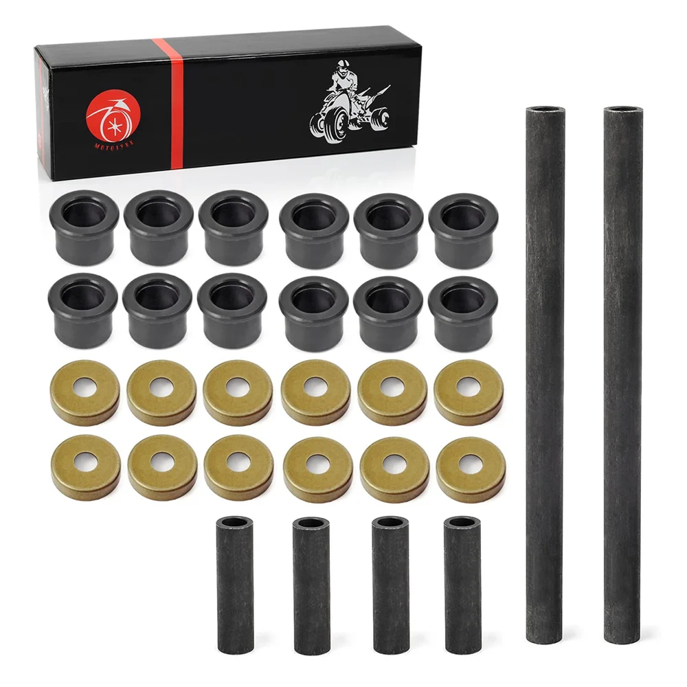 

Втулка переднего рычага и пылезащитная крышка, уплотнительные колпачки и воротники вала, комплект для восстановления верхней и нижней части для YAMAHA Banshee YFZ350 Raptor 125 250 700 R