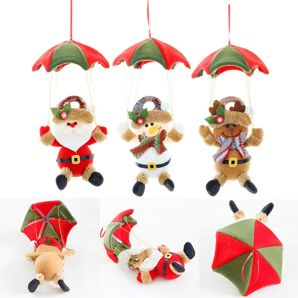 

1pcs Dancing Santa Claus Merry Christmas Ornaments Xmas Tree Hanging Toy Doll Decorations Home Decor Old Man Present Navidad