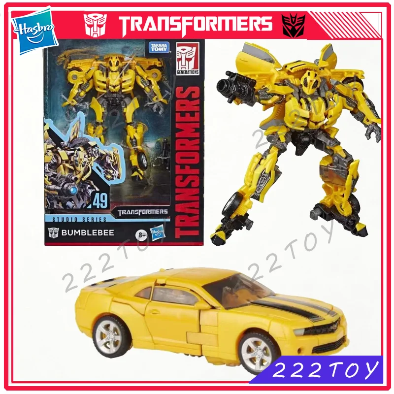 Фото Новые игрушки Hasbro Transformers Deluxe Class Toys Studio Series SS-49 Bumblebee, аниме-модель, фигурки роботов, коллекционные игрушки, подарки. №2