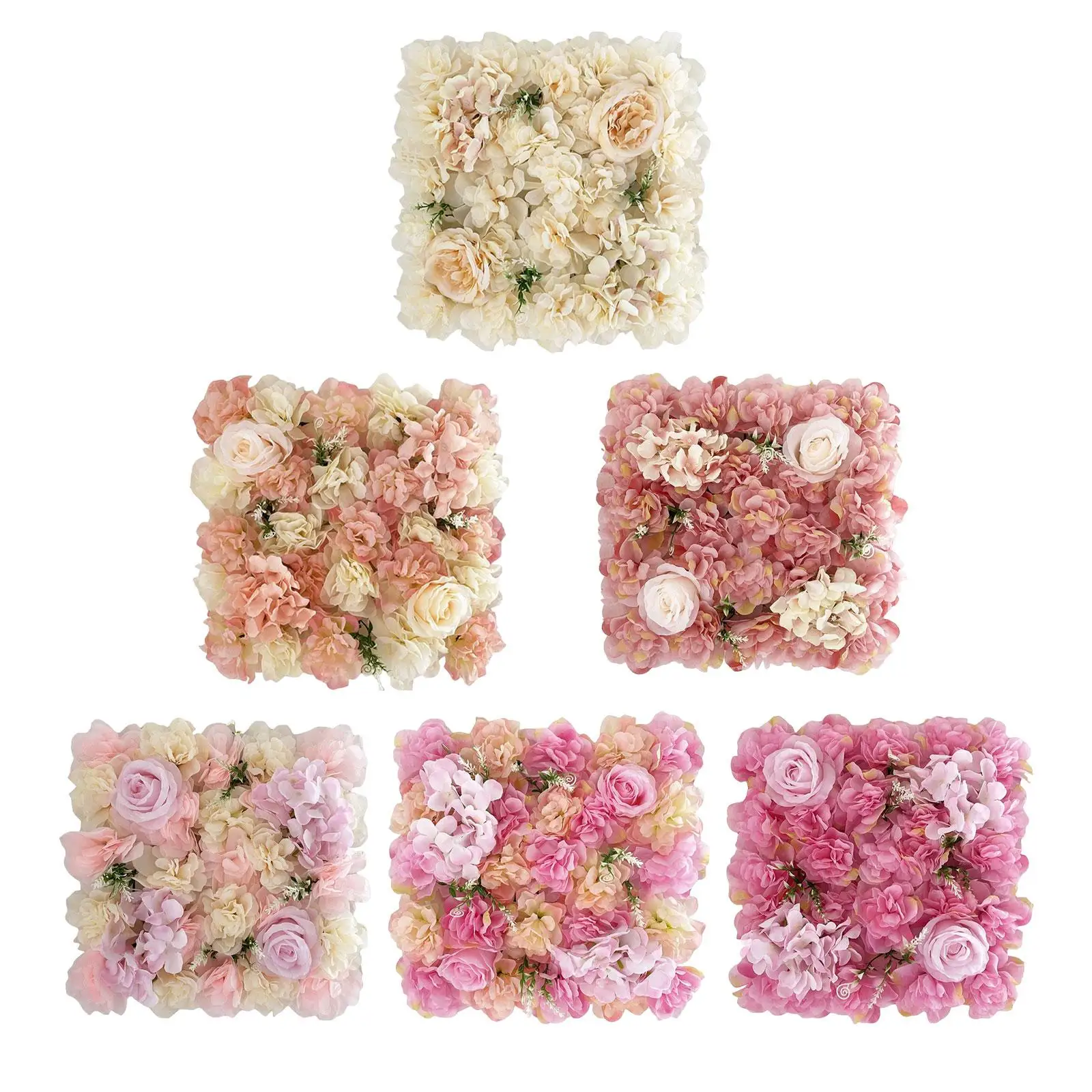 

Artificial Panel Rose Background for Wedding Home Valentines Day Decor