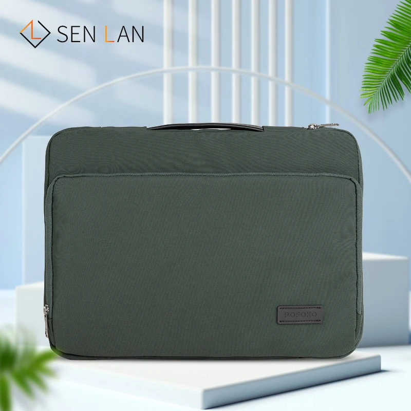 Купи High Capacity Waterproof Laptop Bags 13.3 14 15.6 inch For Macbook Air Pro Xiaomi Asus Lenovo Business Casual Handbag Briefcase за 1,821 рублей в магазине AliExpress