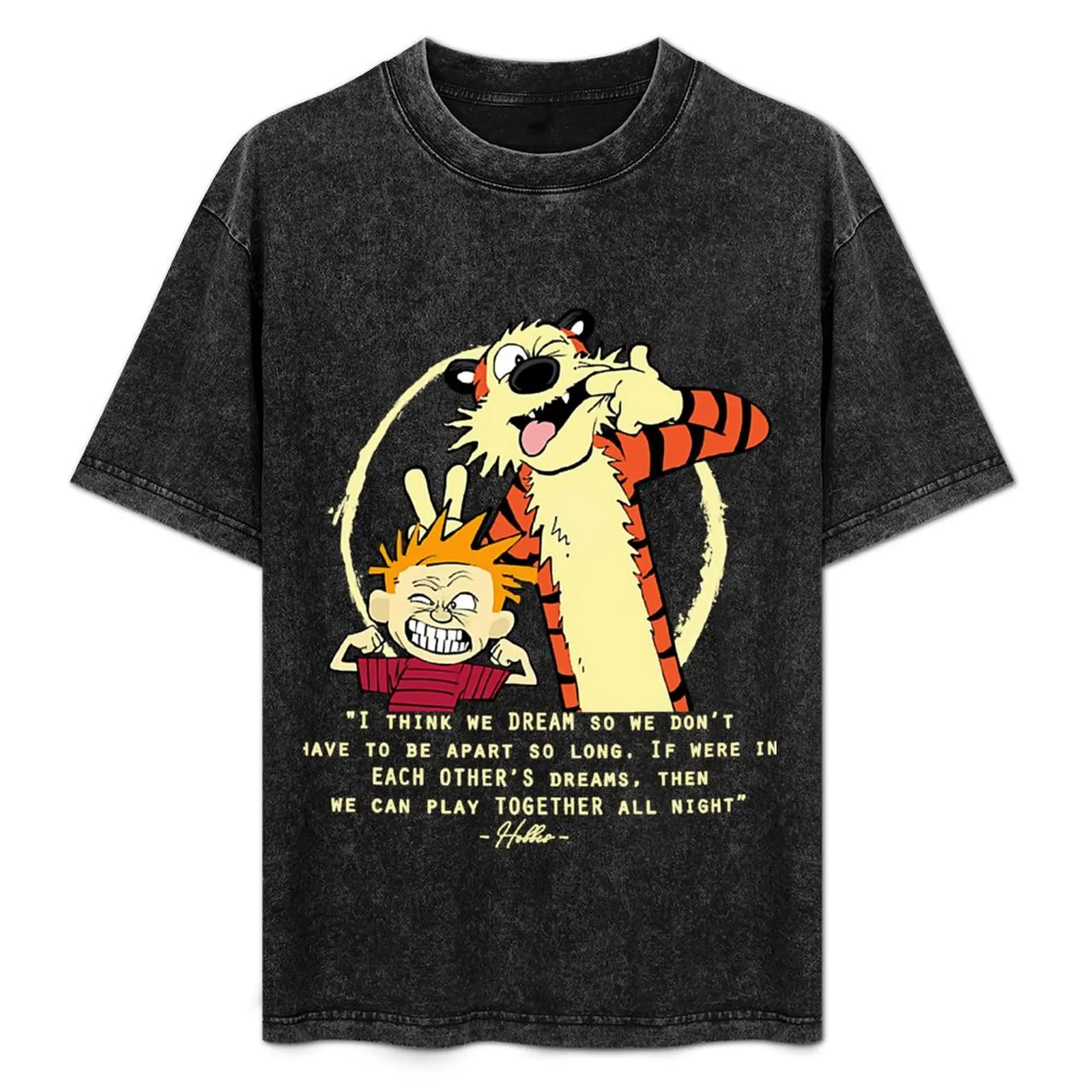 Calvin And Hobbes - футболка Hungry с короткими рукавами роскошные дизайнерские мужские