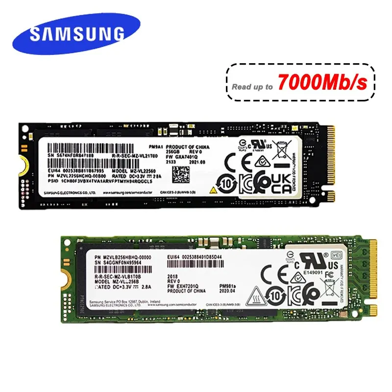 Внутренний твердотельный накопитель Samsung SSD M2 Nvme 512 ГБ/256 ГБ 2 5 дюйма M.2 2280 для