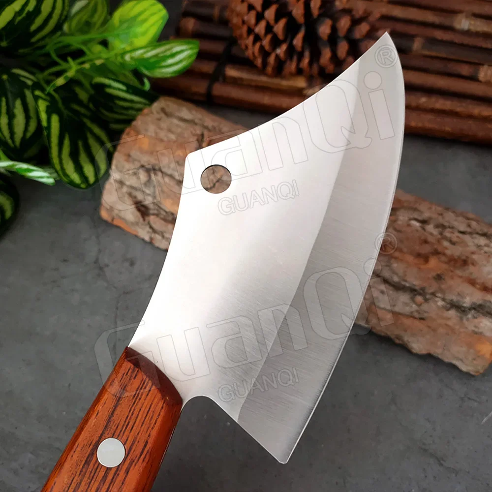 Профессиональный нож-тесак для мясника 5Cr15Mov нержавеющая сталь уличный нож