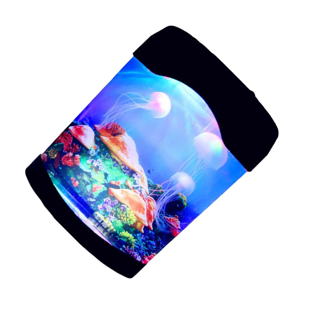 

Jellyfish Lamp LED Color Changing Aquarium Lights Relaxing Mood Home