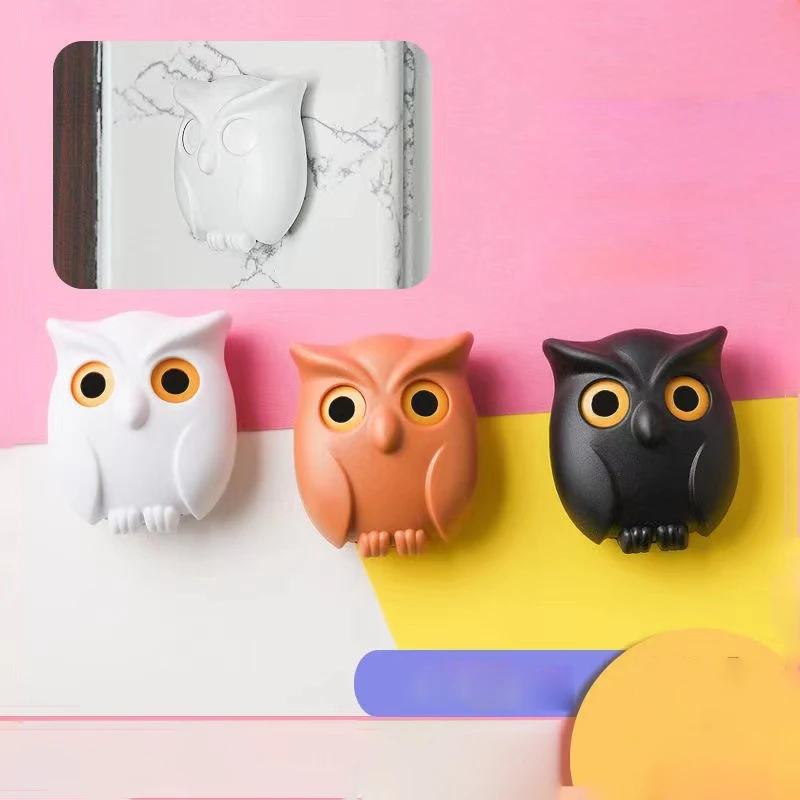 

Multifunction Owl Shape Key Holder Hook Keychain Home Organizer Hanger Decoration Magnetic Hanging Wall Mounted Key Holder Wall