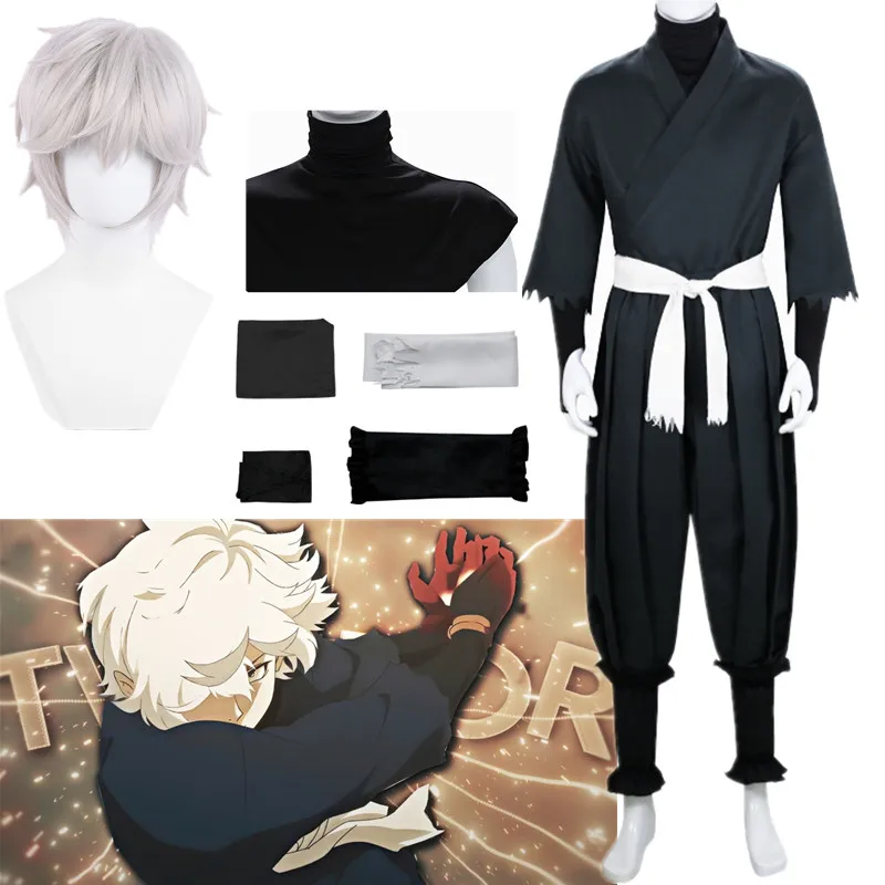 

Jigoku Raku Gabimaru Cosplay Kimono Ninja Uniform Hell's Paradise Halloween Carnival Party Costume Samurai Anime Clothes