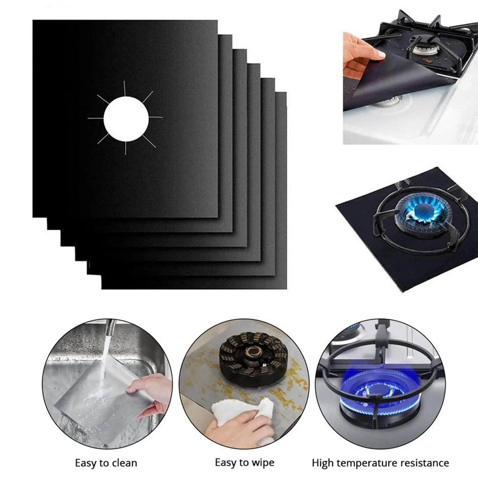

set Gas Stove Protectors Cooker Cover Liner Clean Mat Pad Gas Stove Stovetop Protector for Kitchen Cookware Accessories