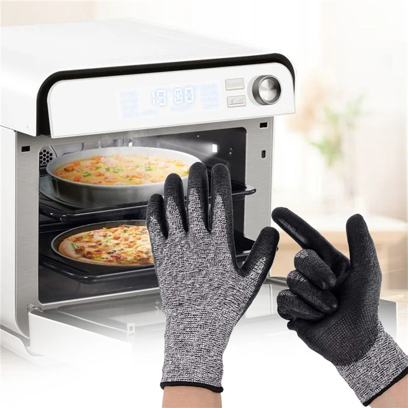 

1Pair BBQ Grilling Cooking Gloves Extreme Heat Resistant Oven Welding Gloves High Temperature Kitchen Barbecue Glove Preventor