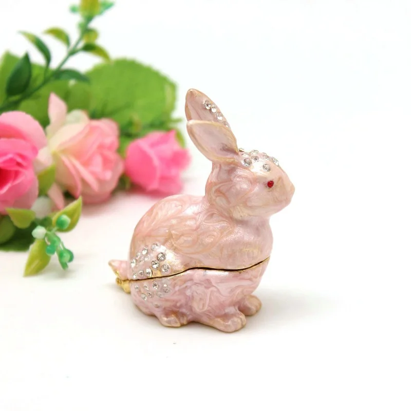 Cute Animal Rabbit Trinket Display Gift