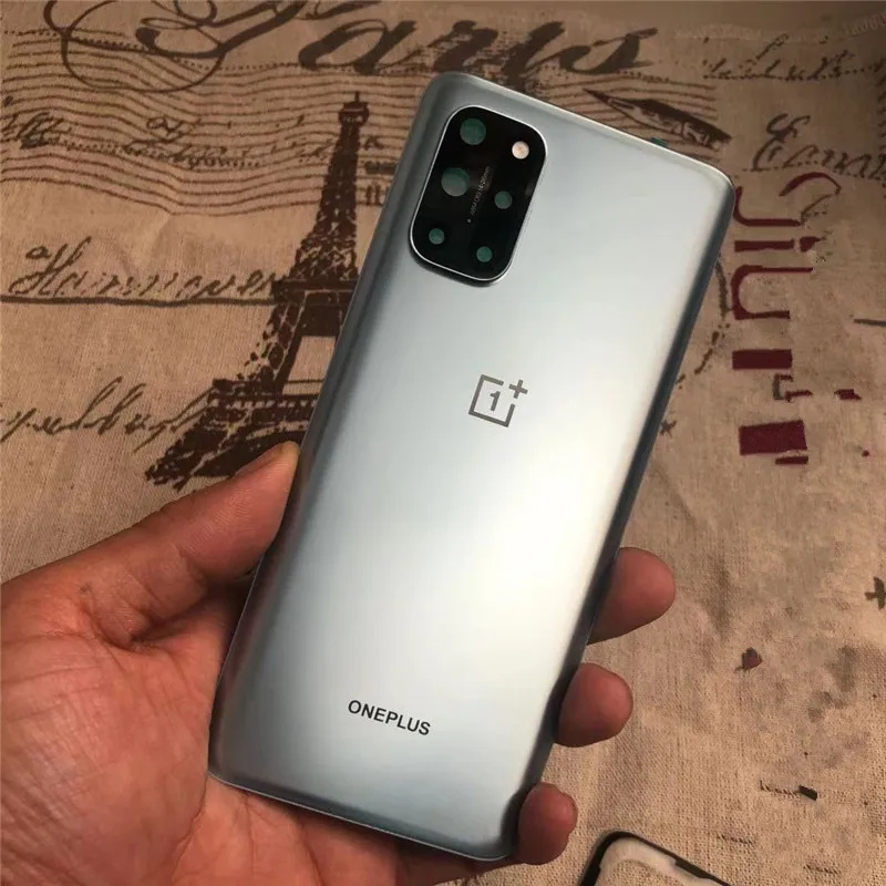 Oneplus8T Housing For Oneplus 8T One Plus Back Cover Battery Door Glass Repair Rear Case + Logo