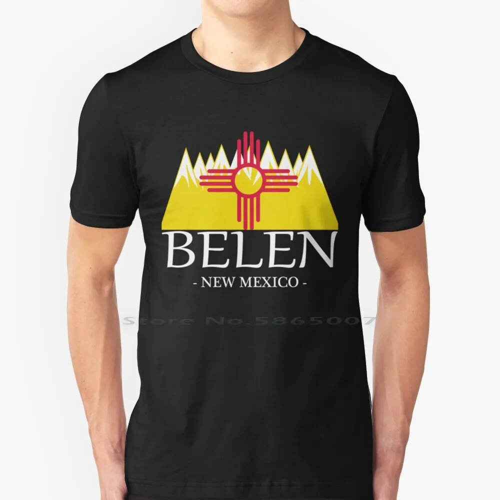 

Belen-New Mexico Nm Souvenir-T-Shirt Stickers Apparel T Shirt 100% Cotton Belen New Mexico City Land Of Enchantment Mountain