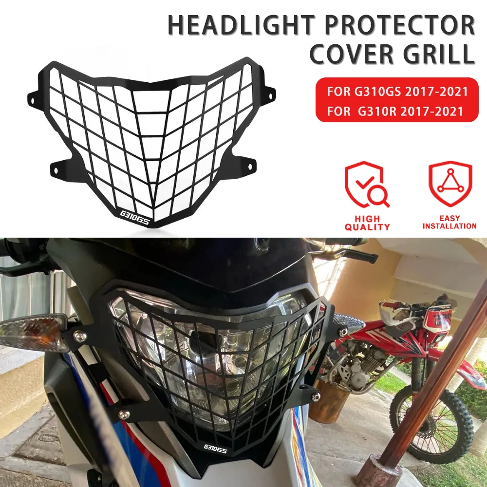 

G310GS G310R Motorcycle Headlight Guard Protector Grille Cover For BMW G310 GS G310 R G 310 GS/R 2017 2018 2019 2020 2021 2022