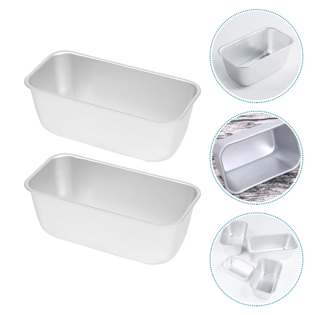 

Steel Loaf Pan Rectangular Baking Pan Bread Loaf Pan Non- Stcik Baking Bread Tins for Baking Cheesecake Pan