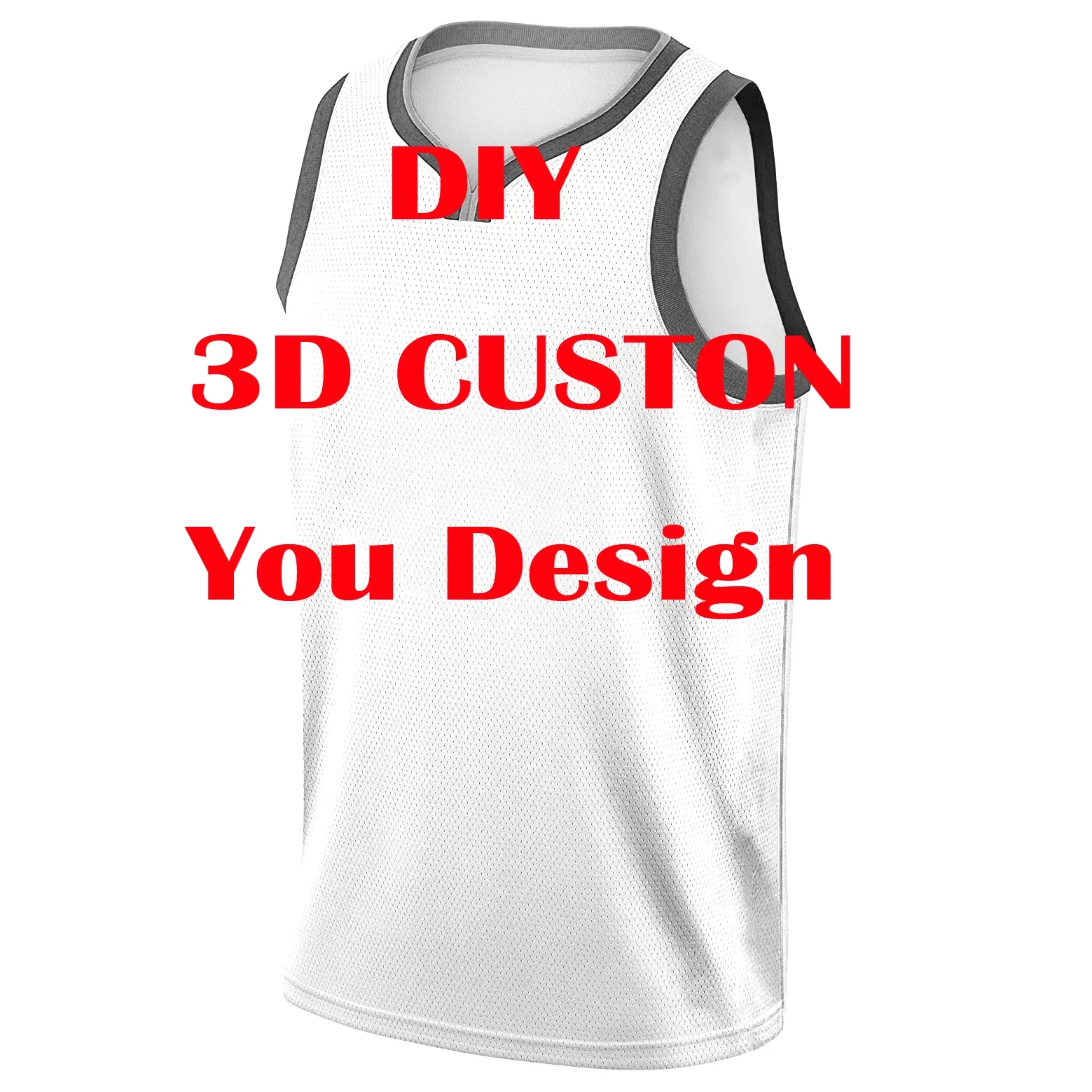 Майка для баскетбола 3D печать имени и цифр