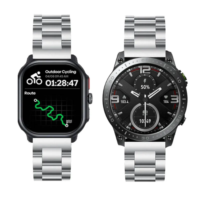 Ремешок из нержавеющей стали для Xiaomi Huami Amazfit GTS 4 3 2 цвет в ассортименте