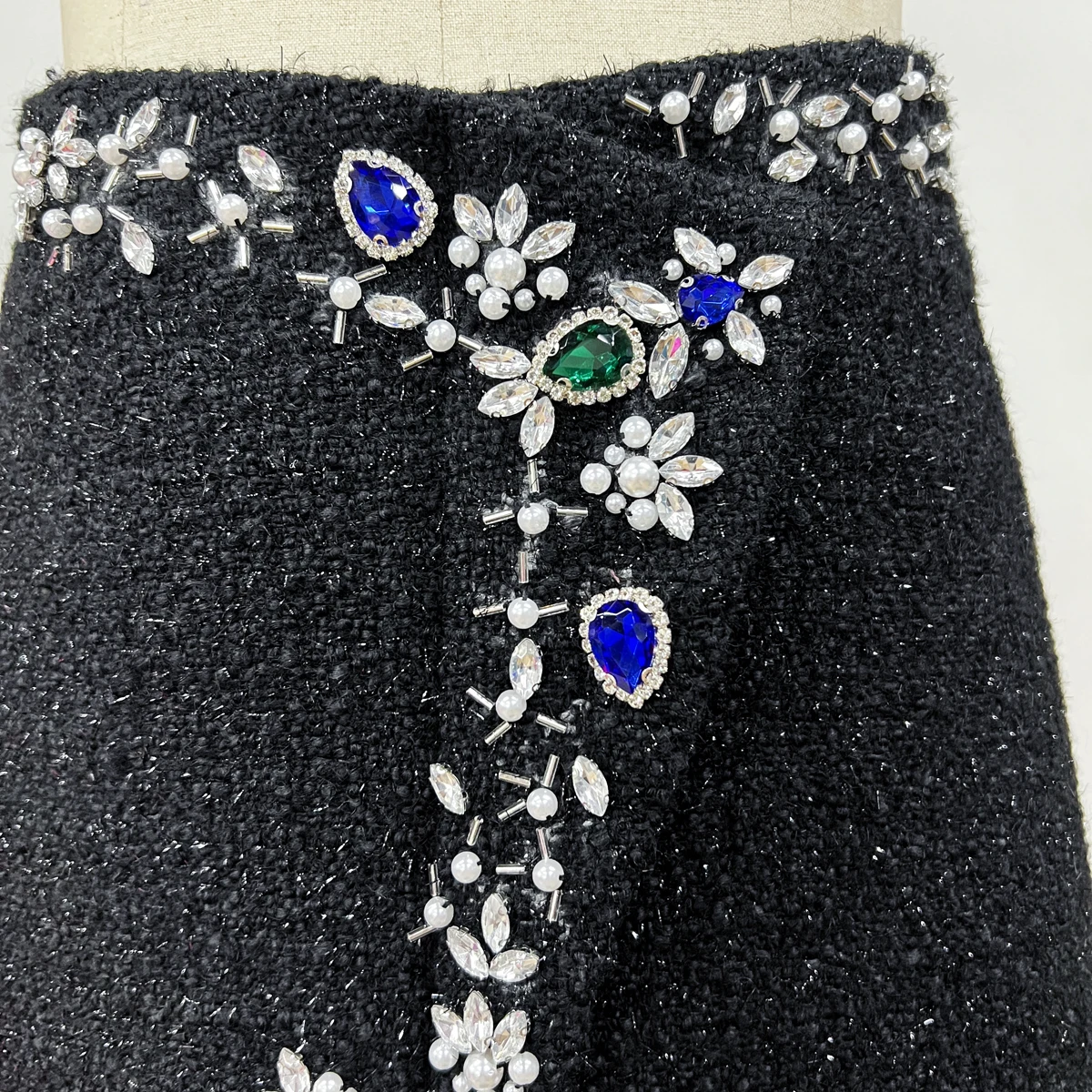 Весна-осень высококачественные Новые товары Высококачественная шерстяная юбка