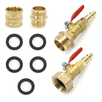 2pc rv winterize blowout adapter kit quick connect blowout adapter kit with female male ght connector for rv boat camper trailer