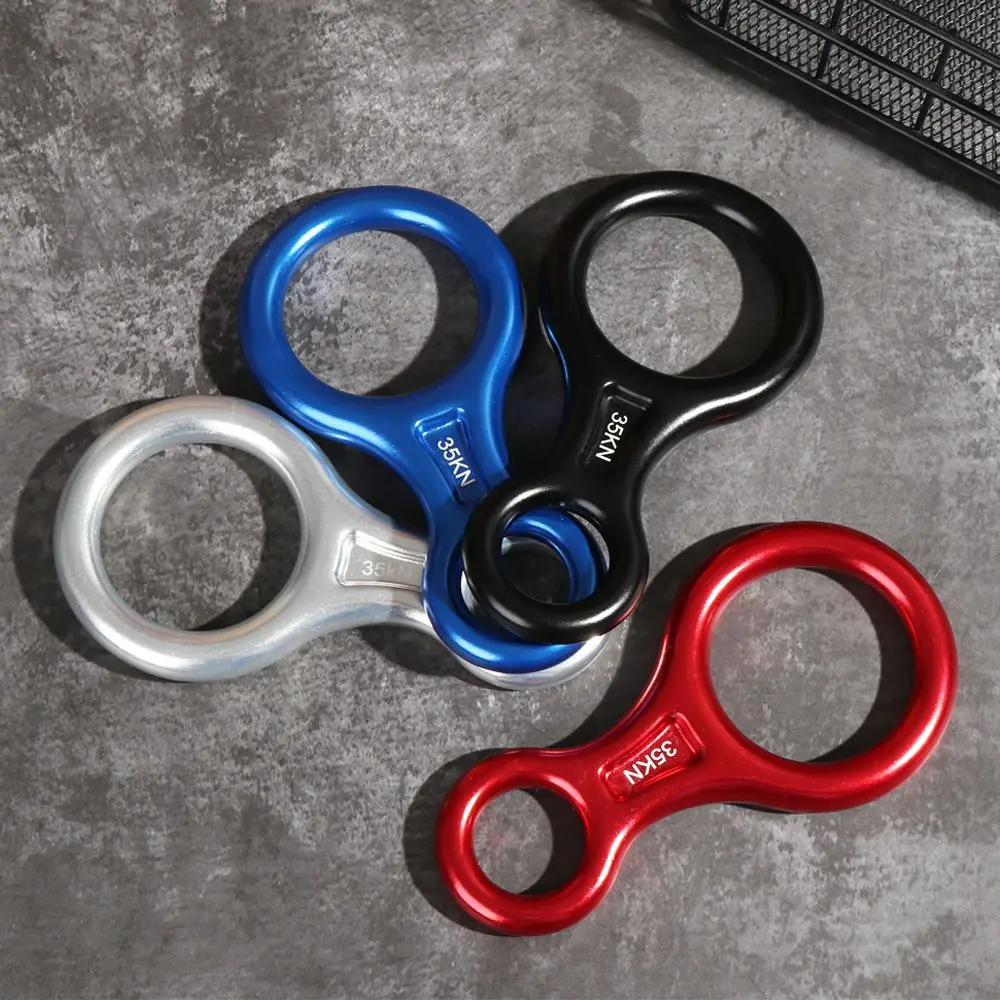 1 шт. скалолазание спуск 35KN фигурка 8 слов веревка кольцо восемь колец аксессуары