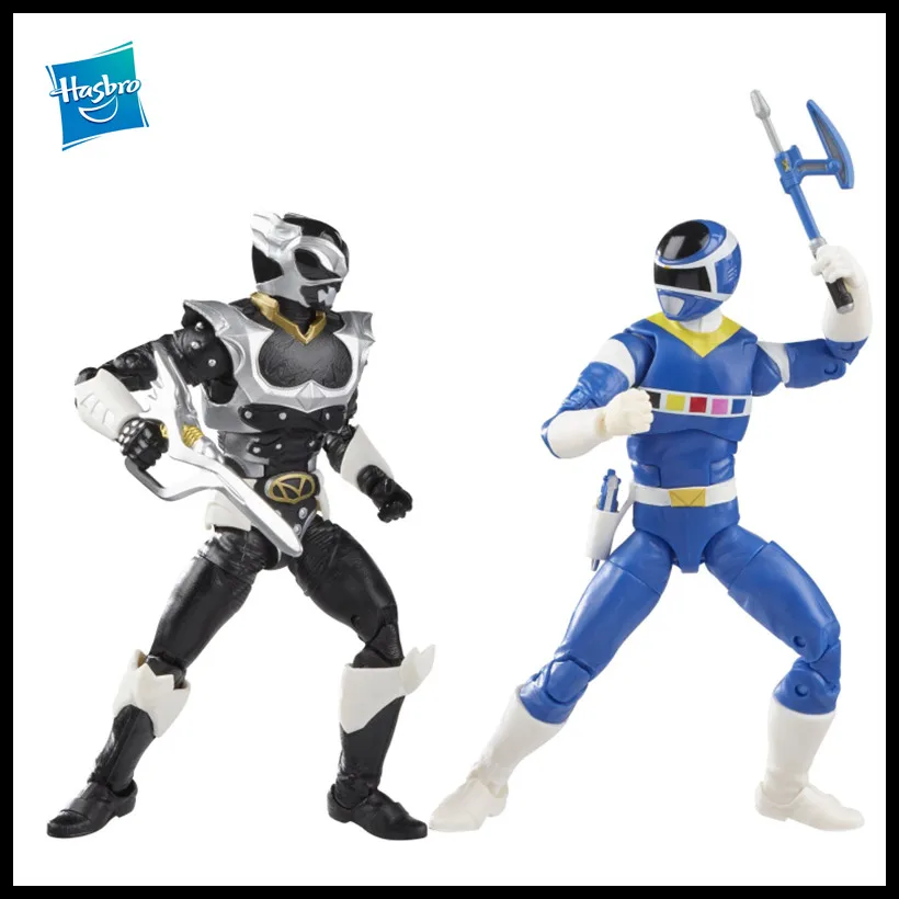 

Originele Hasbro 16Cm Pvc Power Rangers Lightnings.p.d.b&a-Squad Blue Ranger Collectible Anime Action Figure Model Toys Boy Gift