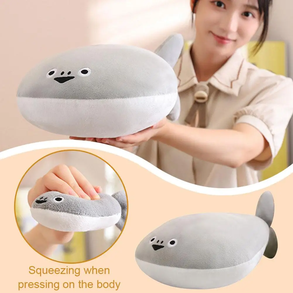 Рыба плюшевая подвеска мультяшное морское животное Мягкая пищалка кукла брелок