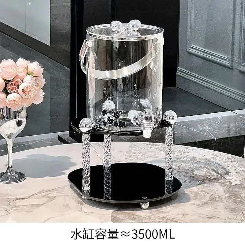 Ведро для воды из боросиликатного стекла охлажденное ультра-толстое роскошный