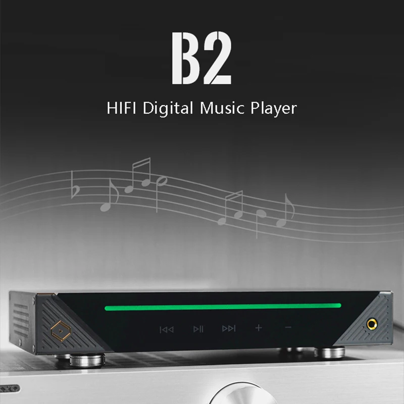 Silent Angel B2 Network Digital Music Player Decoder HIFI Amplifier Audio DAC Support Bluetooth Wifi AIR Online FM 24Bit 384khz images - 6