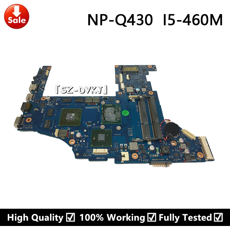 For samsung NP-Q430 Q428 Q530 laptop motherboard I5-460M BA41-01389A BA41-01388A BA41-01387A BA41-01386A N11P-GE1-A3 Mainboard