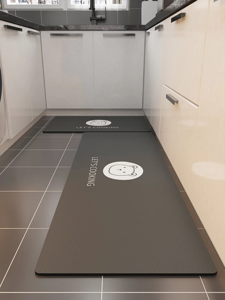 Противоскользящий кухонный коврик впитывающие длинные коврики для гостиной