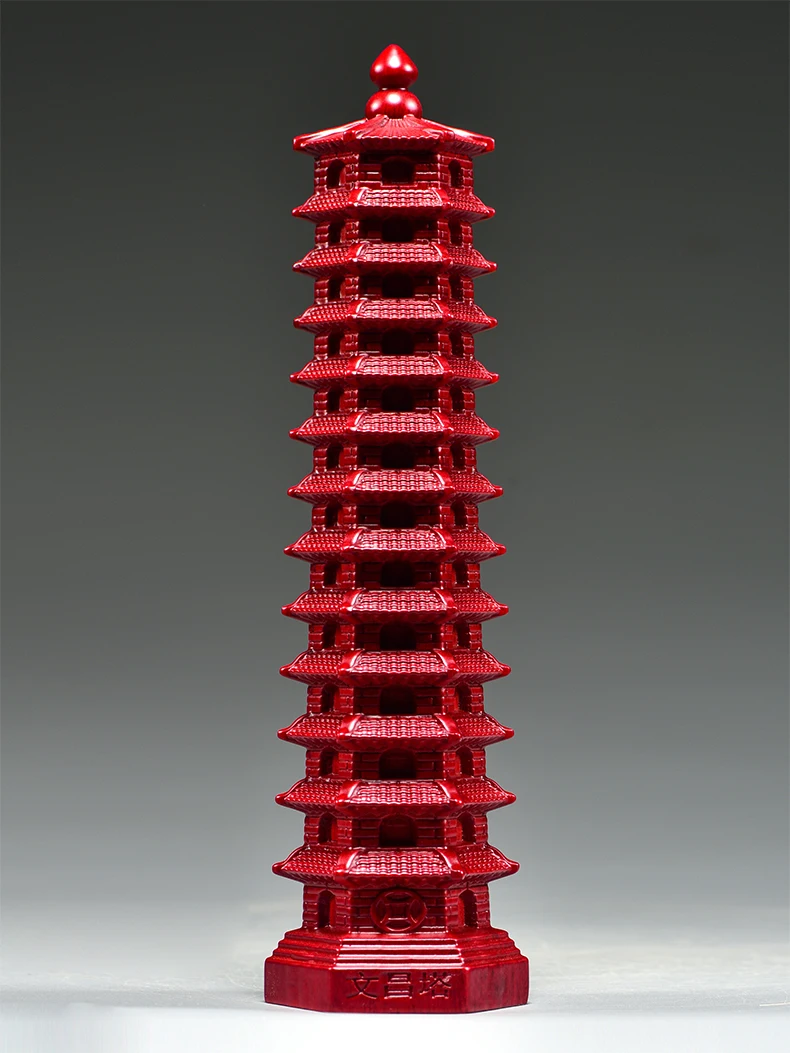 

Decorative Crafts And Ornaments Of The 13th Floor Wenchang Tower With Red Wood Carving