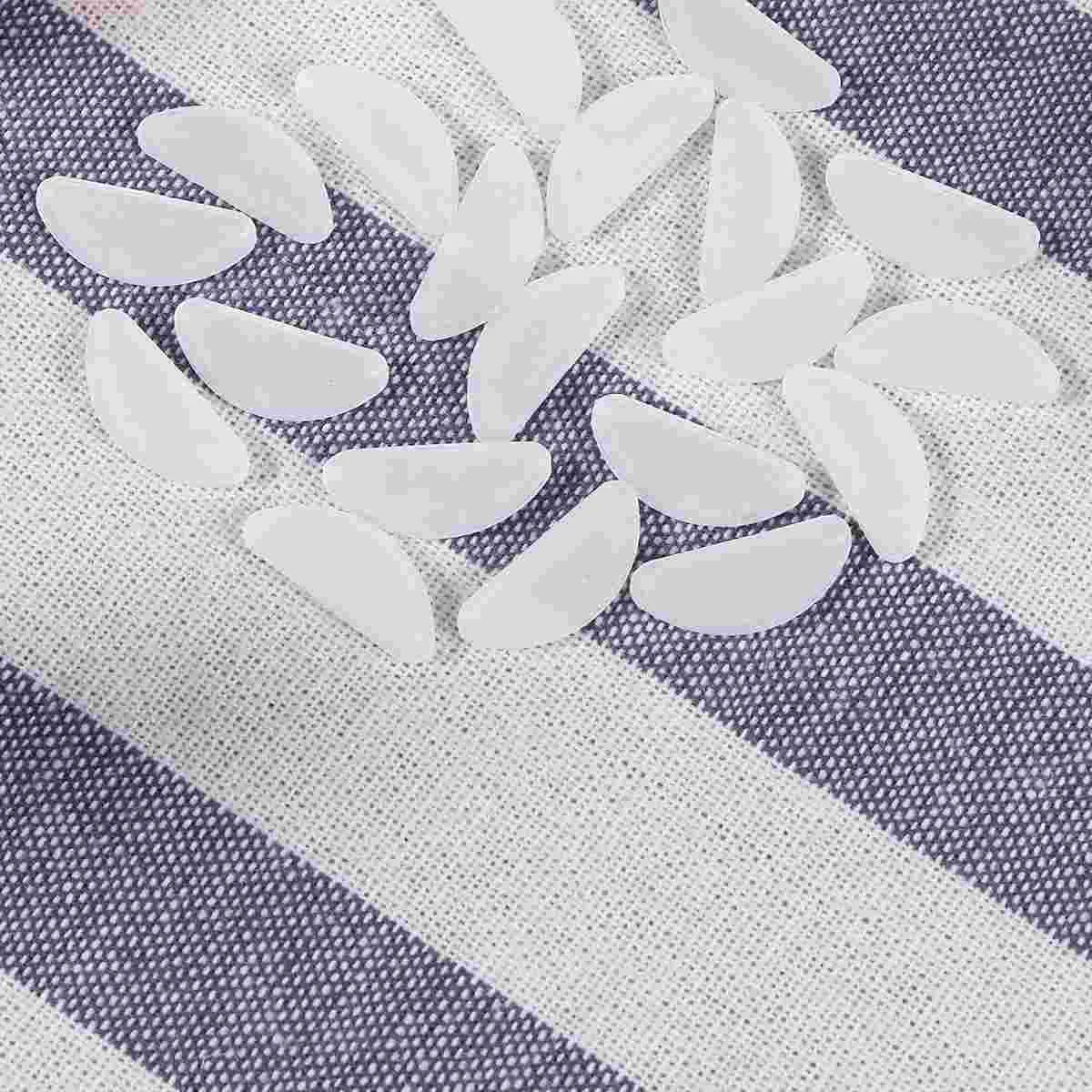 

10 Pairs Silicone Nose Pads Glasses Anti-slip Eyeglasses Shortsighted Eyewear Accessories