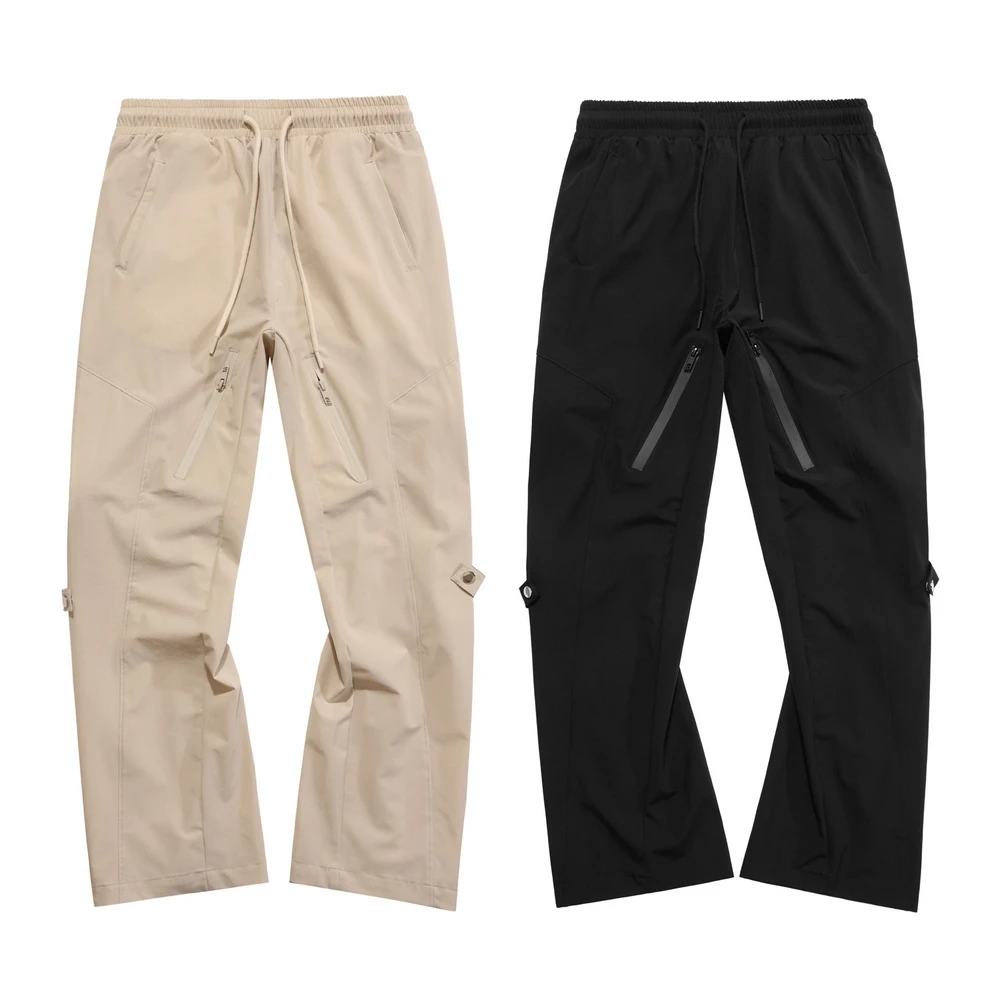 

Streetwear Solid Color Beige Joggers Women Harem PantsTactical Pants Cargo Casual 2022 New Autumn Trousers Floor Length Baggy