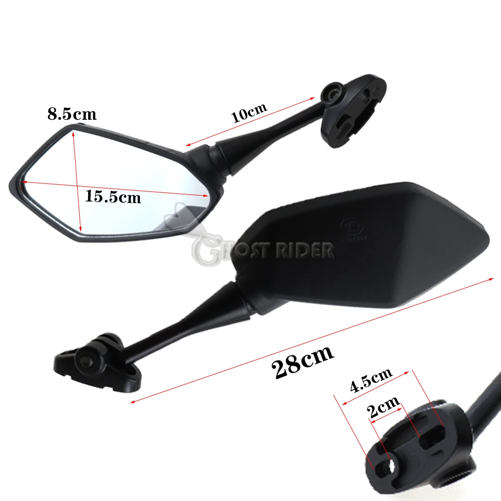 Для Honda CBR650R CBR650F CBR500R CBR600F CBR600RR CBR1000RR CBR1100XX зеркала для мотоцикла скутера заднего