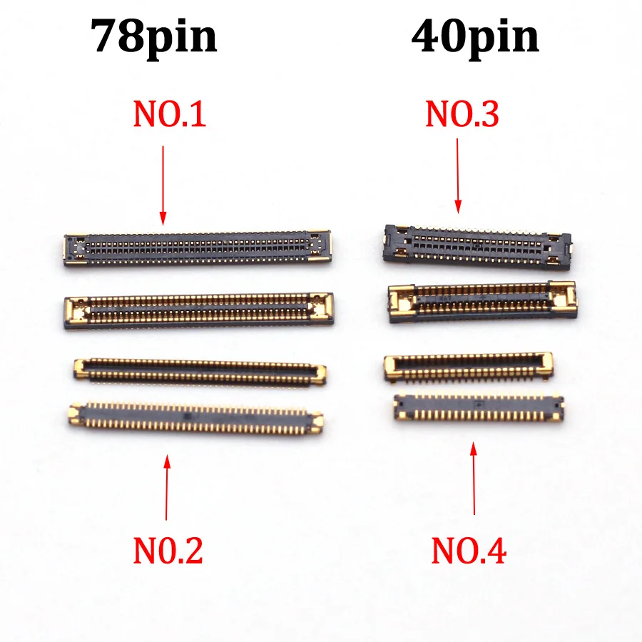 

2-10pcs 40 78 Pin USB Charger Charging LCD Display FPC Connector On Motherboard For Samsung Galaxy A32 A52 A82 A72 A725F 4G 5G