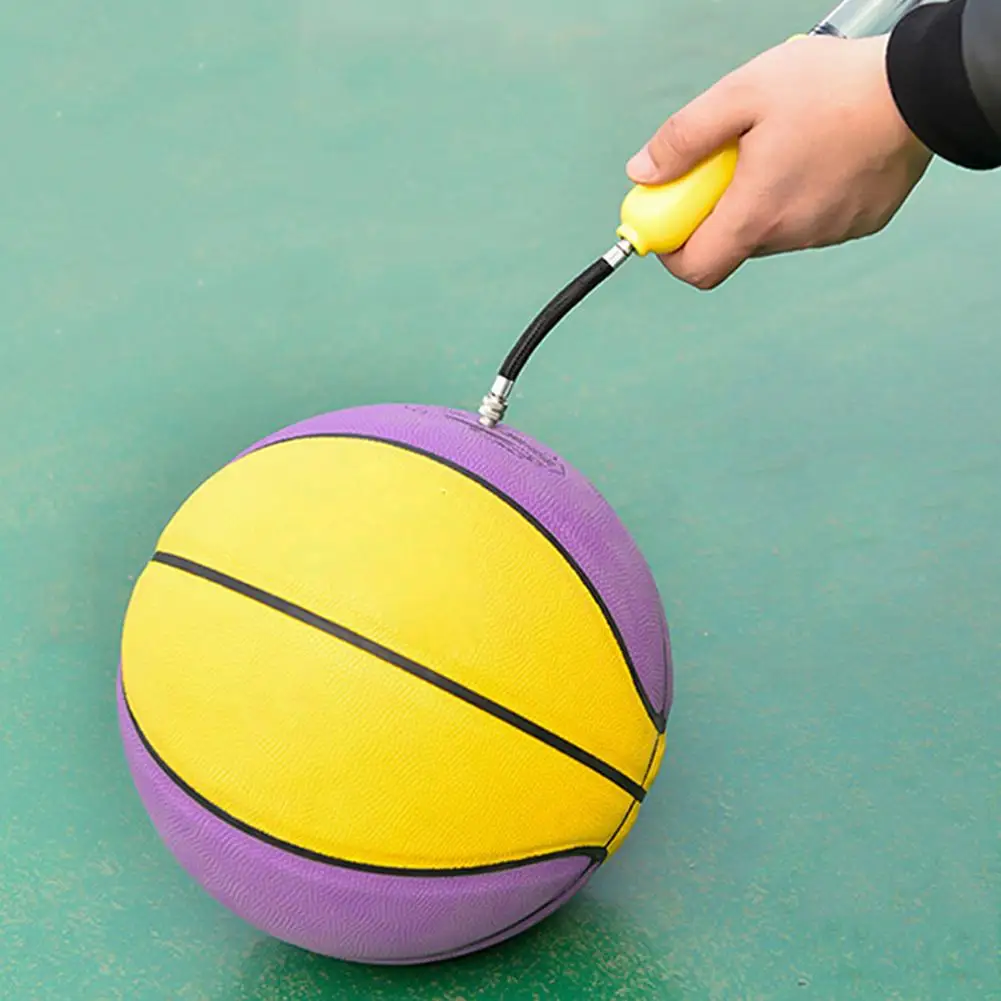 

Manual Ball Pump With Air Needle Air Nozzle Portable Inflating Pump For Football basketball Balloons Inflatable Toys