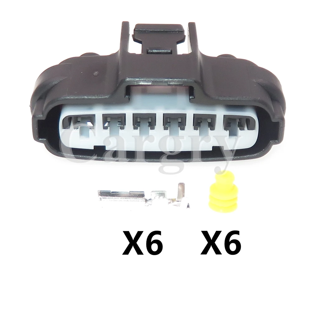 

1 комплект 6P MG643796 90980-11858 7283-1968-30 автомобильный проводной соединитель дроссельной заслонки автомобильный гнездо педали акселератора для Toyota Mitsubishi