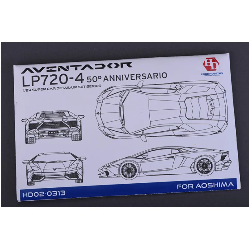Hobby Design 1/24 HD02-0313 Aventador LP720-4 Metal Modified