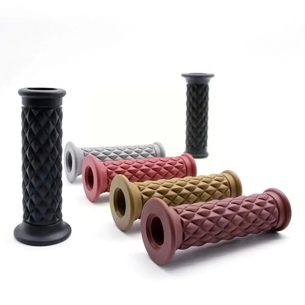 

Retro Classic Motorbike Grips Handlebar Vintage Accessories For Motorcycle Handlebar Cafe Racer Moto Grip E4l6