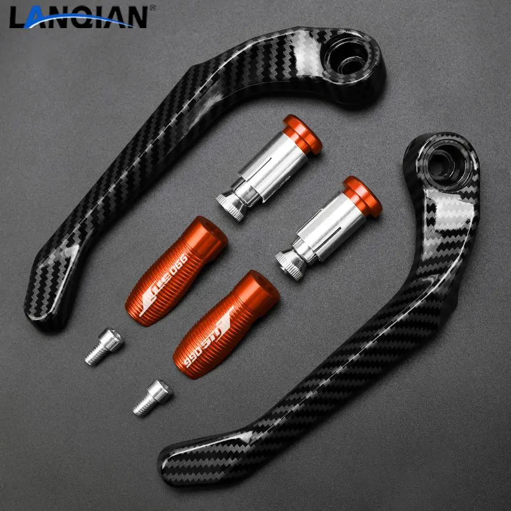 

FOR 990SMR 990SMT 2009 2010 2011 2012 2013 CNC Aluminum Motorcycle Brake Clutch Levers Guard Handlebar Grips Guard Protector