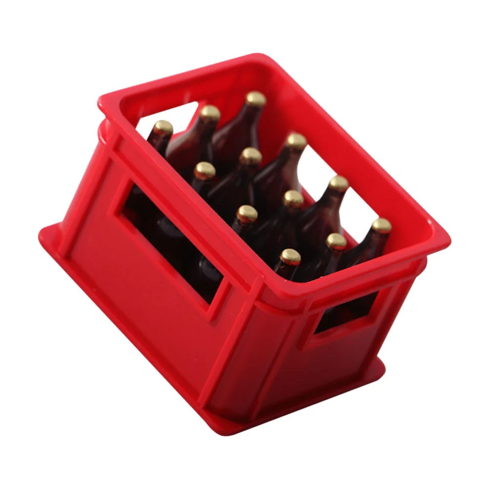 

Mini House Beer Storage Box Figurines Decor for Home Shooting Prop Small House Adorn