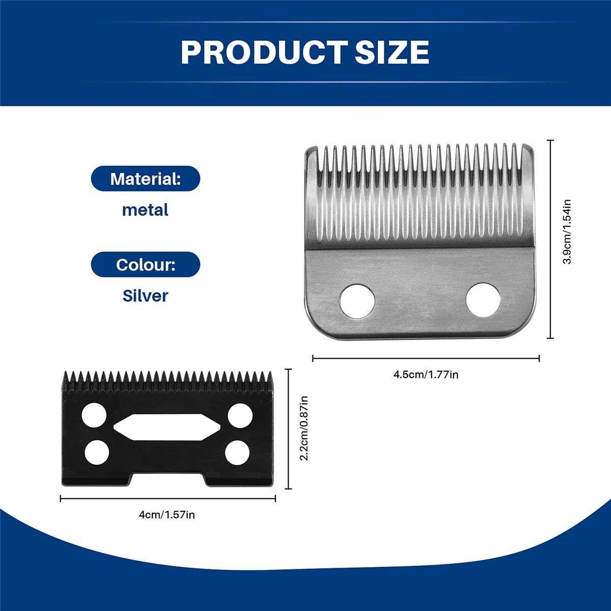 Для шнура Wahl Magic Clip и аккумуляторного сменного лезвия + режущего (стальное лезвие)