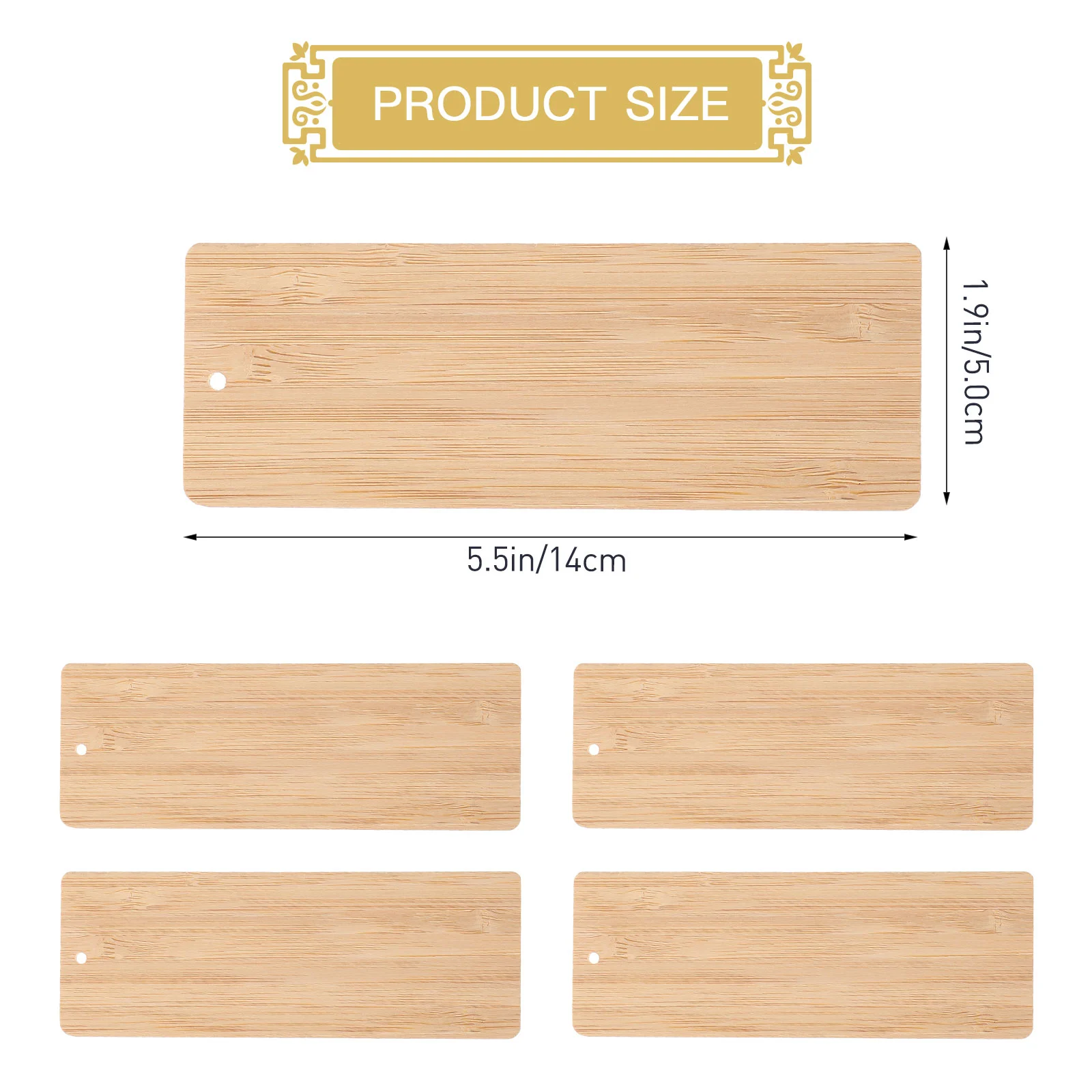 Пустая закладка с отверстиями сделай сам декор из бамбукового дерева деревянная