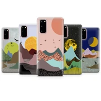 aesthetic nature phone case for huawei p30 p20 pro p40 mate 20 lite p smart y5 y6 y7 y9 prime transparent cover