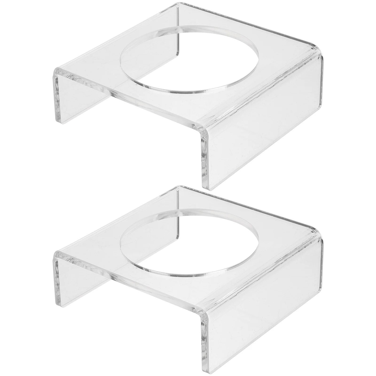 

2Pcs Basketball Display Stands Acrylic Clear Ball Stands Football Display Racks