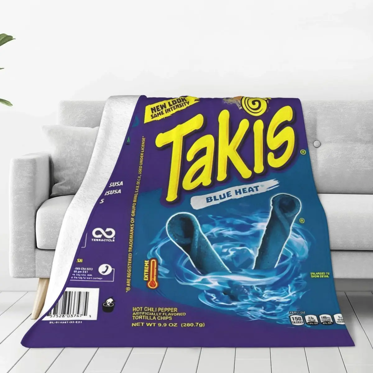 Мягкие одеяла Takis Chili мексиканская тортилья чипсы плюшевое одеяло для